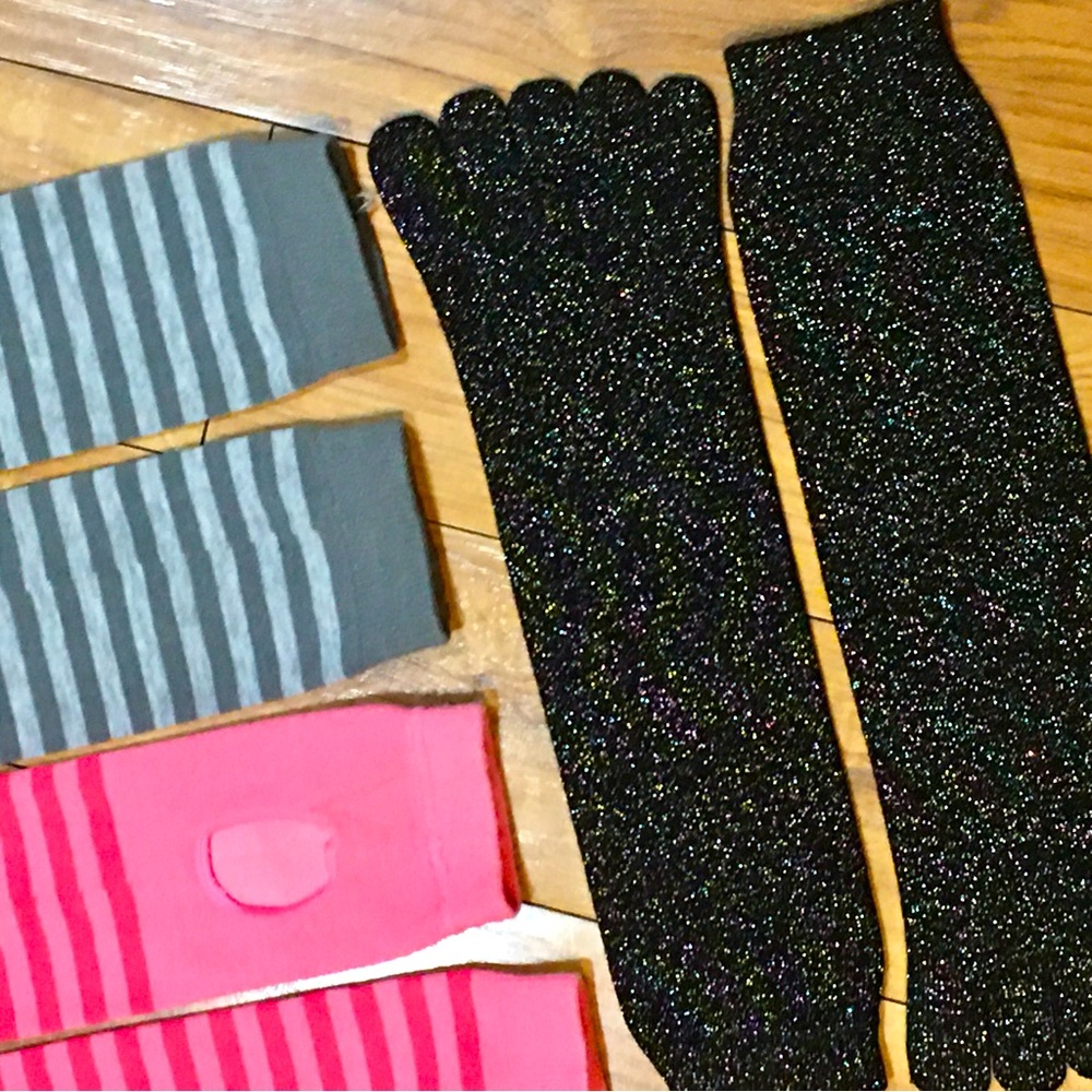Dance ballet ballerina yoga sport sock  toe socks leggings leg warmers g…
